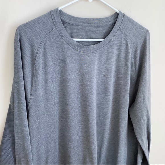 Lululemon | Vented Long Sleeve Shirt Gray XL - Picture 2 of 9